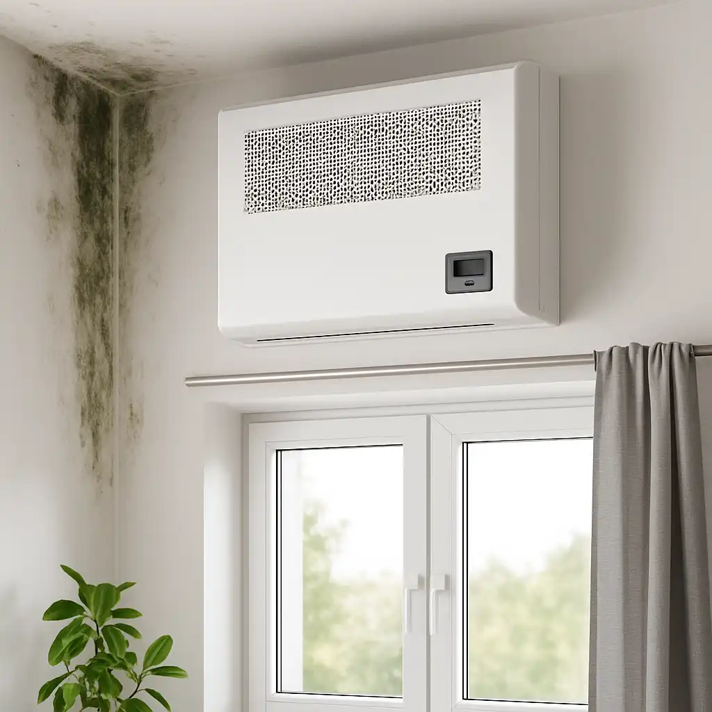 Addio Umidità e Muffa: La Soluzione Definitiva con il Deumidificatore a Parete Fral Wall FDW016
