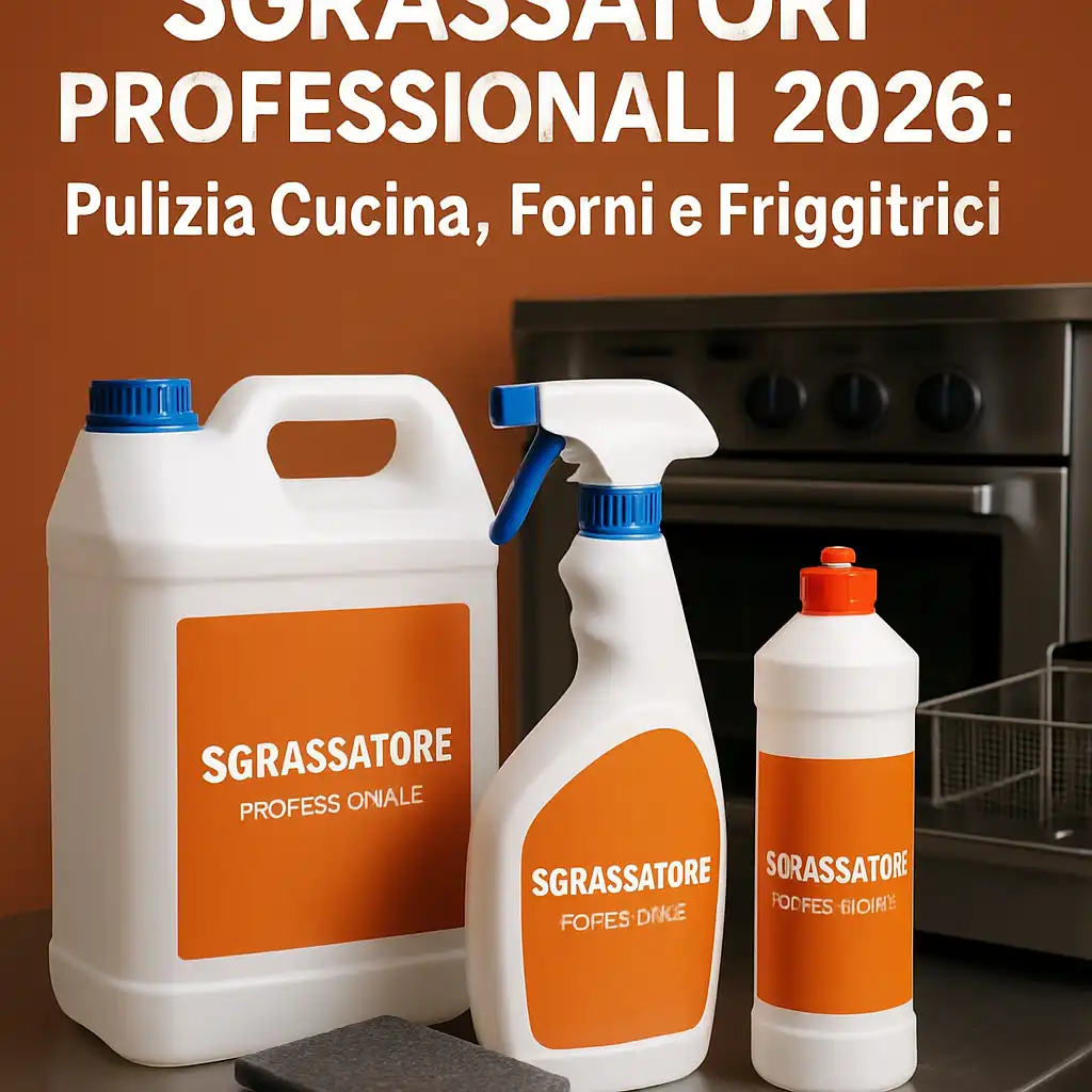 Guida Definitiva Sgrassatori Professionali 2026: Pulizia Cucina, Forni e Friggitrici