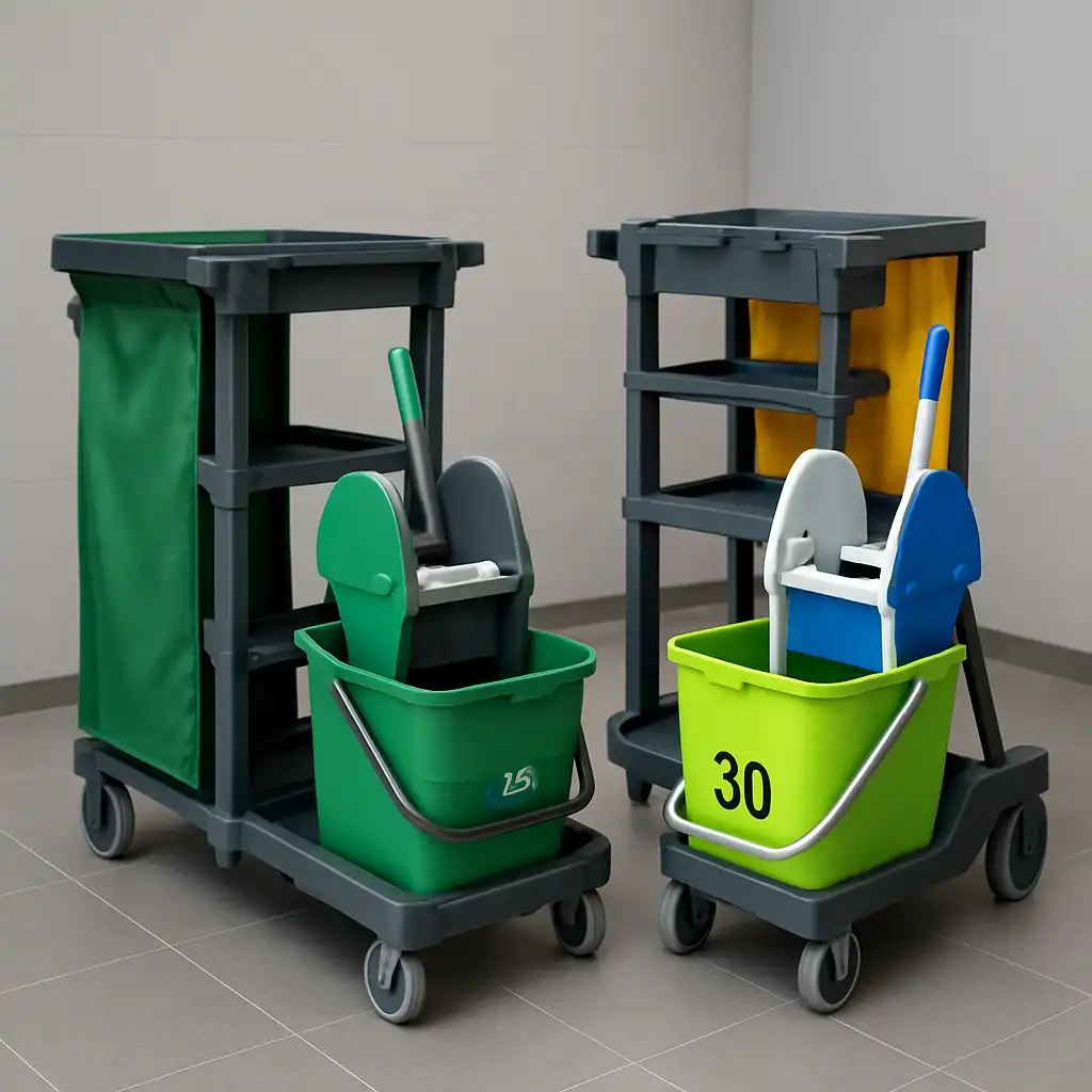 Carrelli per Pulizie Professionali 2026: Guida Definitiva tra Nick Verde 28 Lt e Green 30