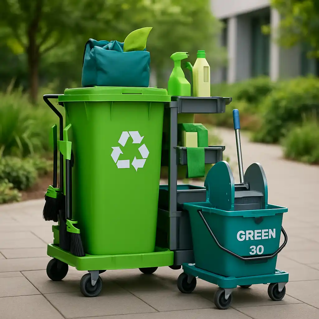 Carrelli Professionali per le Pulizie 2026: Guida Completa al Green 30 per Efficienza e Sostenibilità