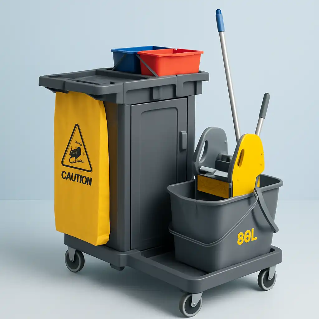 Guida Completa 2026: Carrello Pulizie Professionali Nick Grigio 50 Lt - Efficienza e Igiene ai Massimi Livelli