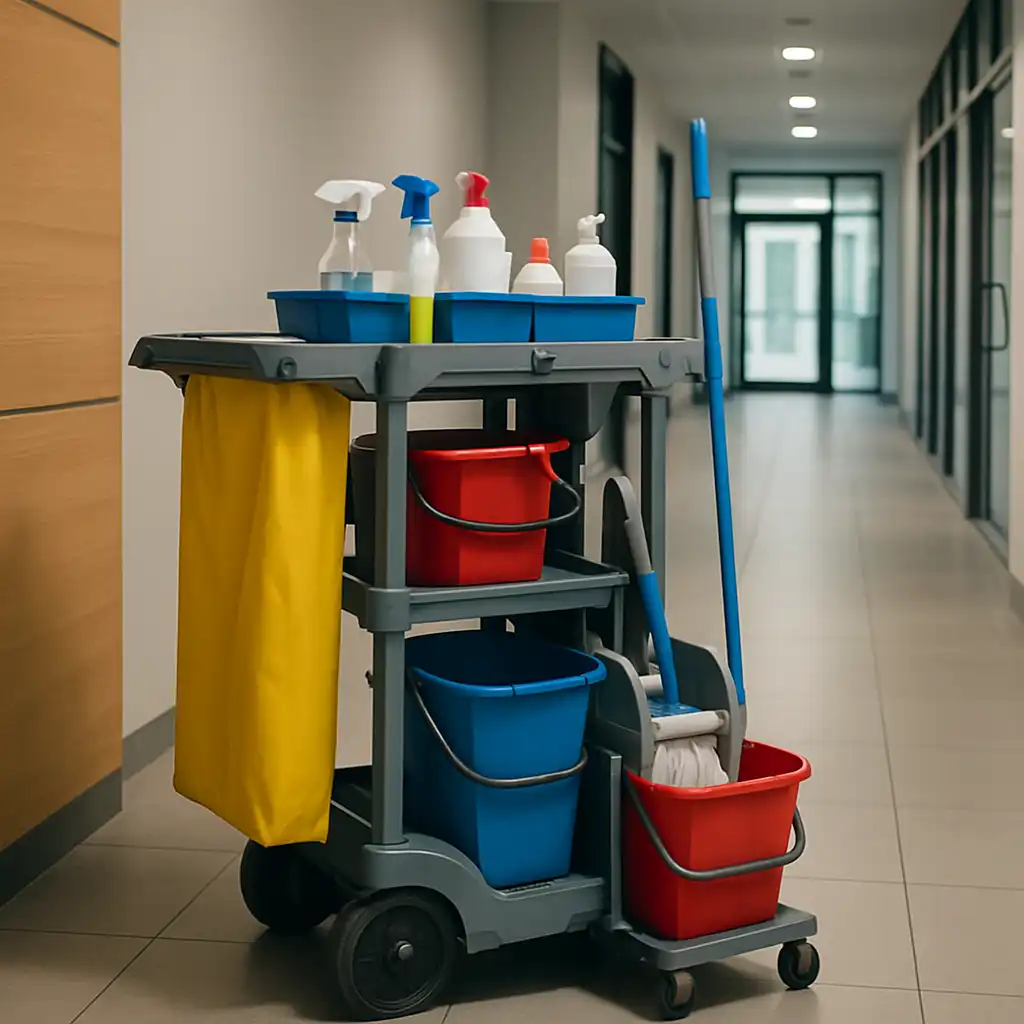 Carrelli Pulizie Professionali 2026: Guida Completa all'Efficienza per Imprese e Alberghi