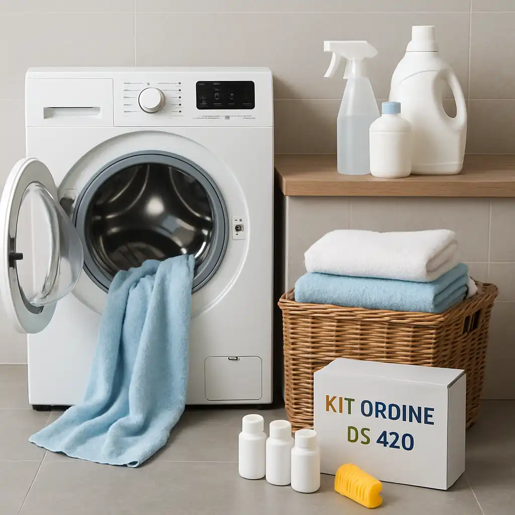 Guida Completa 2026: Sanificazione Lavatrice e Cura Professionale del Bucato con il Kit Ordine DS 420