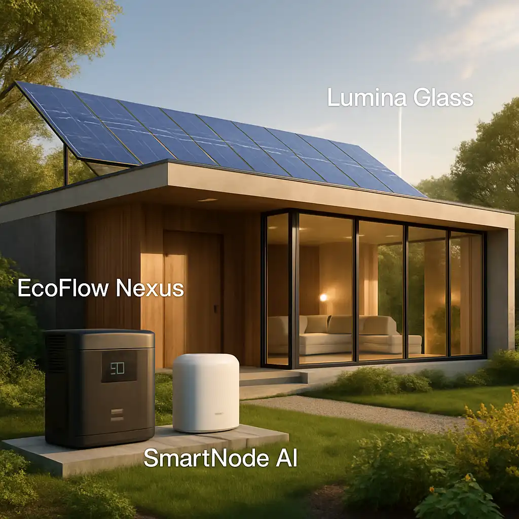 Guida Definitiva 2026 alla Casa Autosufficiente: Sinergia tra EcoFlow Nexus, SmartNode AI e Lumina Glass