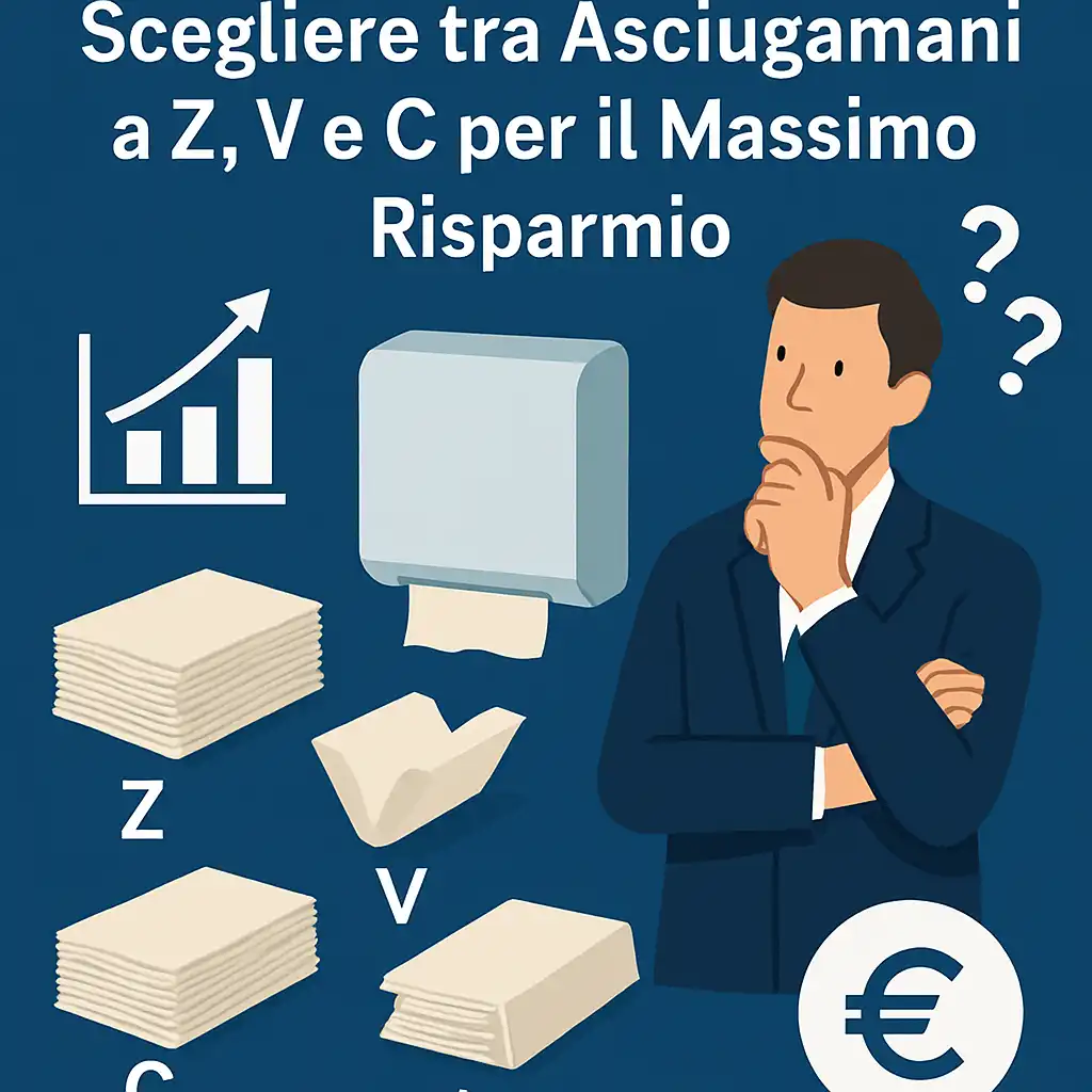 Guida Strategica 2026 all'Igiene Industriale: Scegliere tra Asciugamani a Z, V e C per il Massimo Risparmio