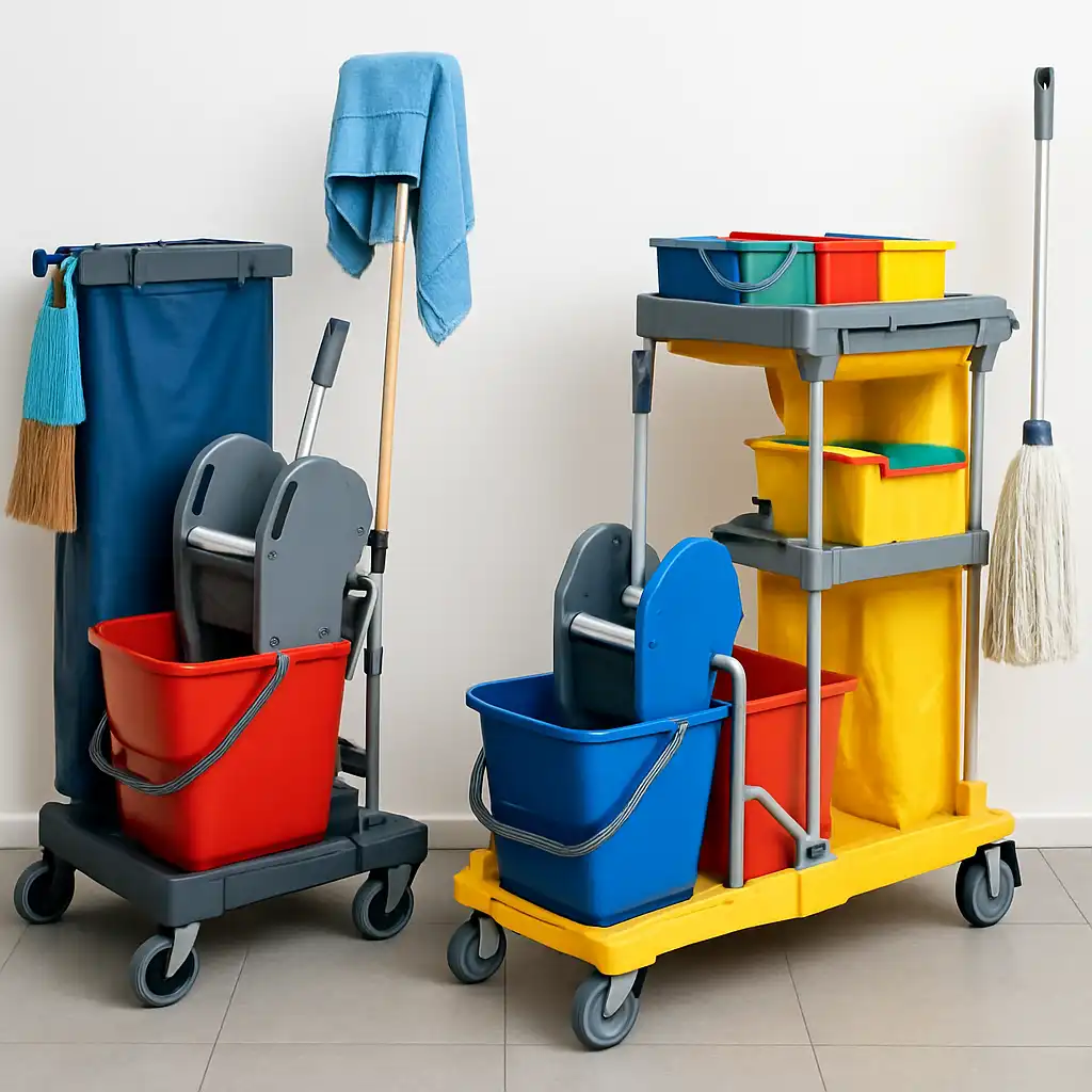 Guida Completa 2026 ai Carrelli Professionali per Pulizie: Scegliere tra Eccellenza Nick e Versatilità Action Pro