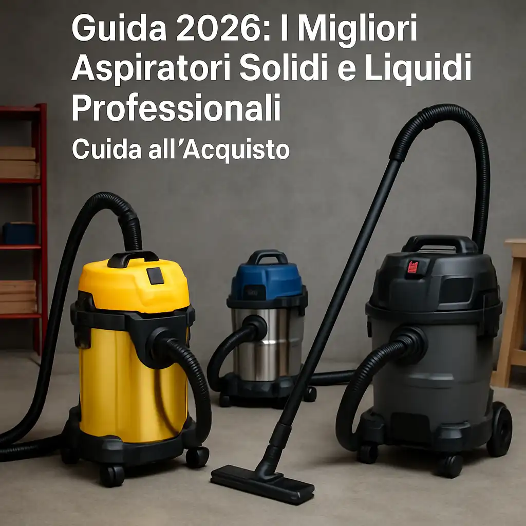 Guida 2026: I Migliori Aspiratori Solidi e Liquidi Professionali - Guida all'Acquisto e Confronto