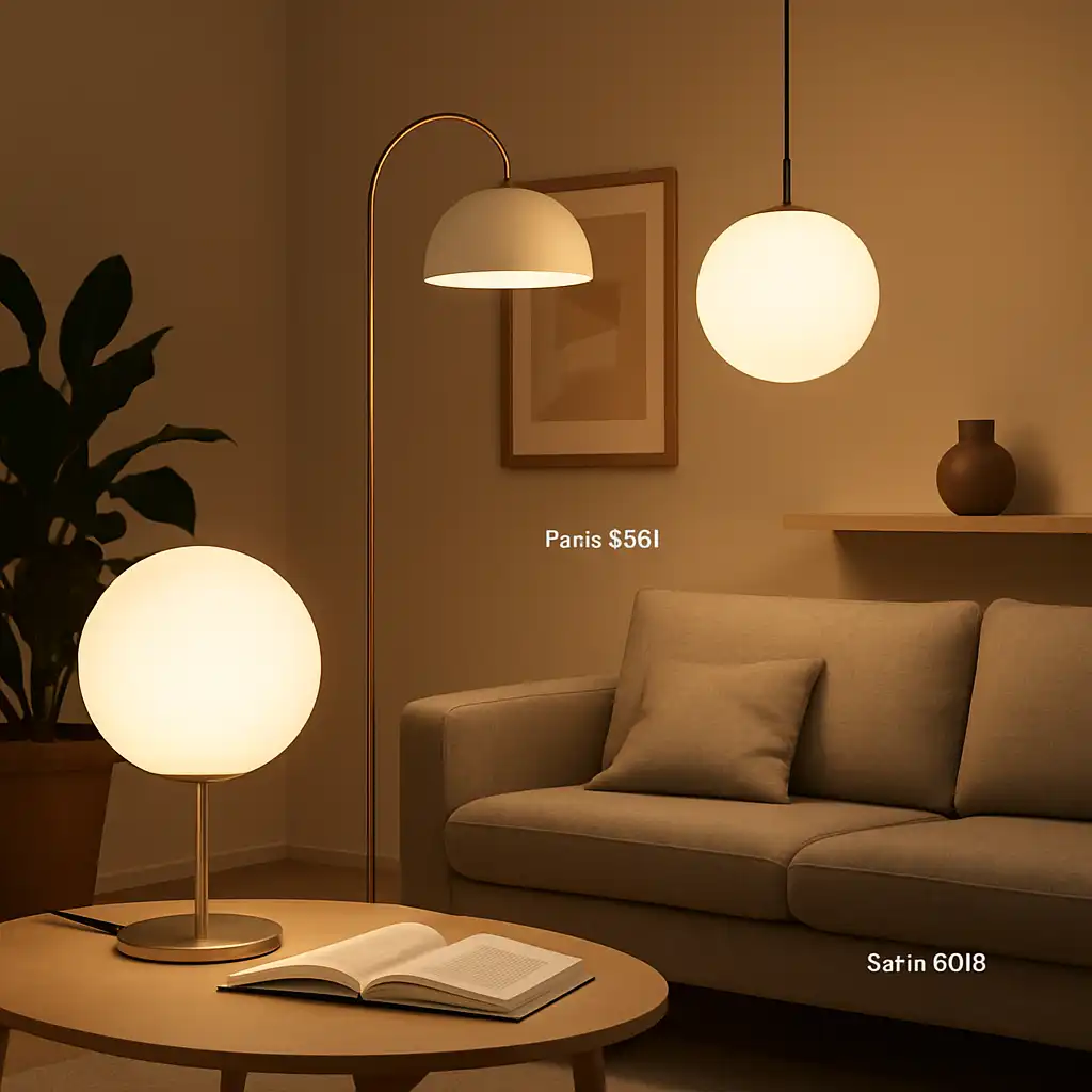 Illuminazione d'Interni 2026: Trasforma la tua Casa con le Lampade Paris 5661 e Satin 6018 – Guida Definitiva
