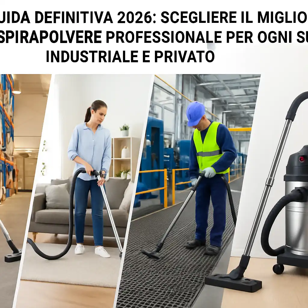 Guida Definitiva 2026: Scegliere il Miglior Aspirapolvere Professionale per ogni Settore Industriale e Privato