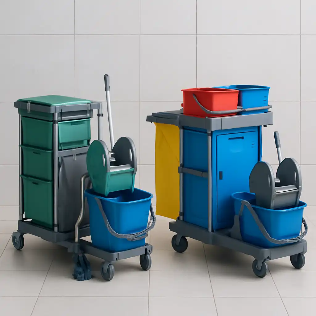 Guida Definitiva ai Carrelli Professionali 2026: Green 400 e Nick Plus 60 per un'Igiene Superiore
