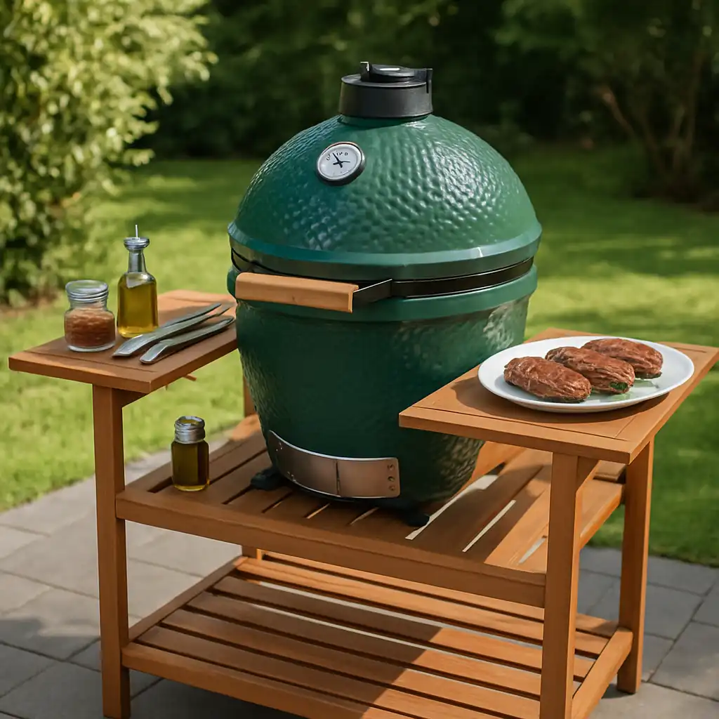 Massimizza il Tuo Spazio Esterno: Perché le Mensole in Acacia per Big Green Egg Cambieranno il Tuo Modo di Grigliare nel 2026