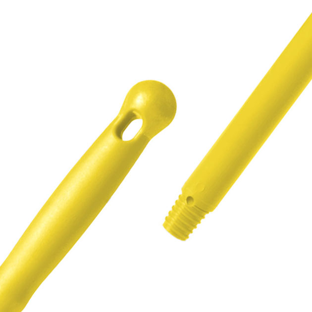 Manico in plastica giallo da 145 cm.