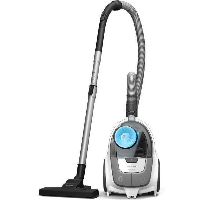 Philips XB2122/09 Sicurezza senza serie Serie 2000 - 850W - PoweryClone 4 - 77db - bianco e blu