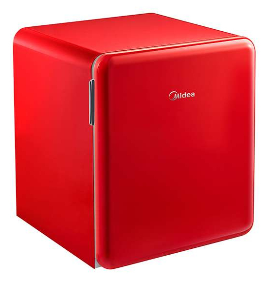 Frigorifero piccolo Midea MONOPORTA 47LT E ROSSO MDRD86SLE32