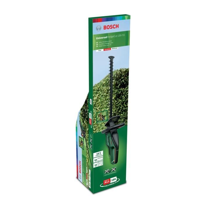 Tagliasiepi a batteria Bosch UniversalHedge Cut 18-55 senza batteria