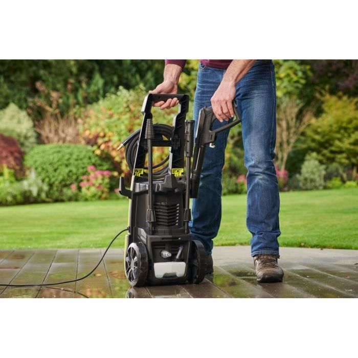 Cleaner ad alta pressione 1800 W 130 bar 420 L - flessibile 5 m - serbatoio 0,9 L - lance vario - turbo lance - pennello multi -surfo