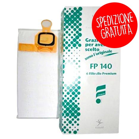 Confezione 6 Sacchetti per Folletto VK 140 - VK 150 - SPEDIZIONE GRATUITA