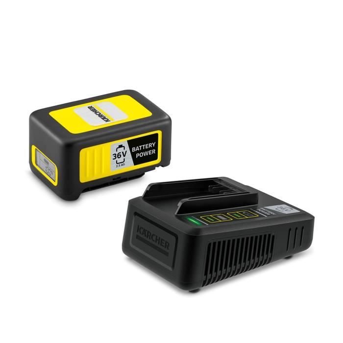 Batteria KARCHER POWER 36V / 2,5 Ah con schermo LCD e caricabatterie rapido