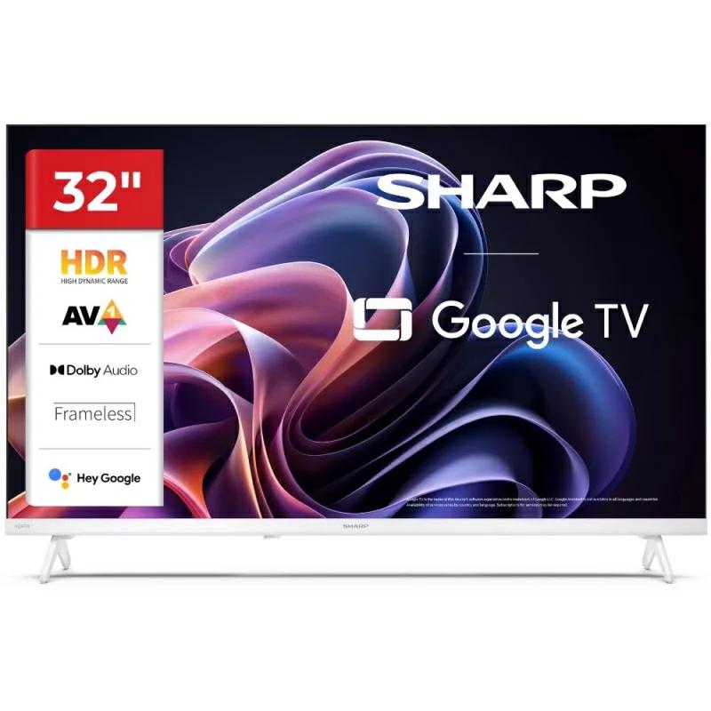 SHARP TV 32" LED HD READY SMARTGOOGLETV DOLBY T2/S2 BIANCO 32HF2265EW