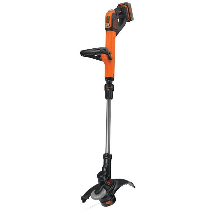 Tagliacorde BLACK & DECKER POWERCOMMAND  18V LITIO Cordless 30cm - 4Ah - 1 batteria - 1 bobina di filo da 10m 1.6mm - 1 caricatore