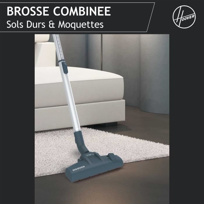 Aspirapolvere senza sacco - HOOVER BR21HM - 700 W - Cassetta: 2 L - 78 dBA