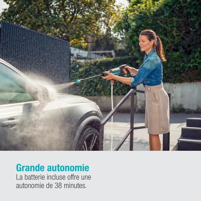 GARDENA - Idropulitrice AquaClean 24/18V P4A a media pressione