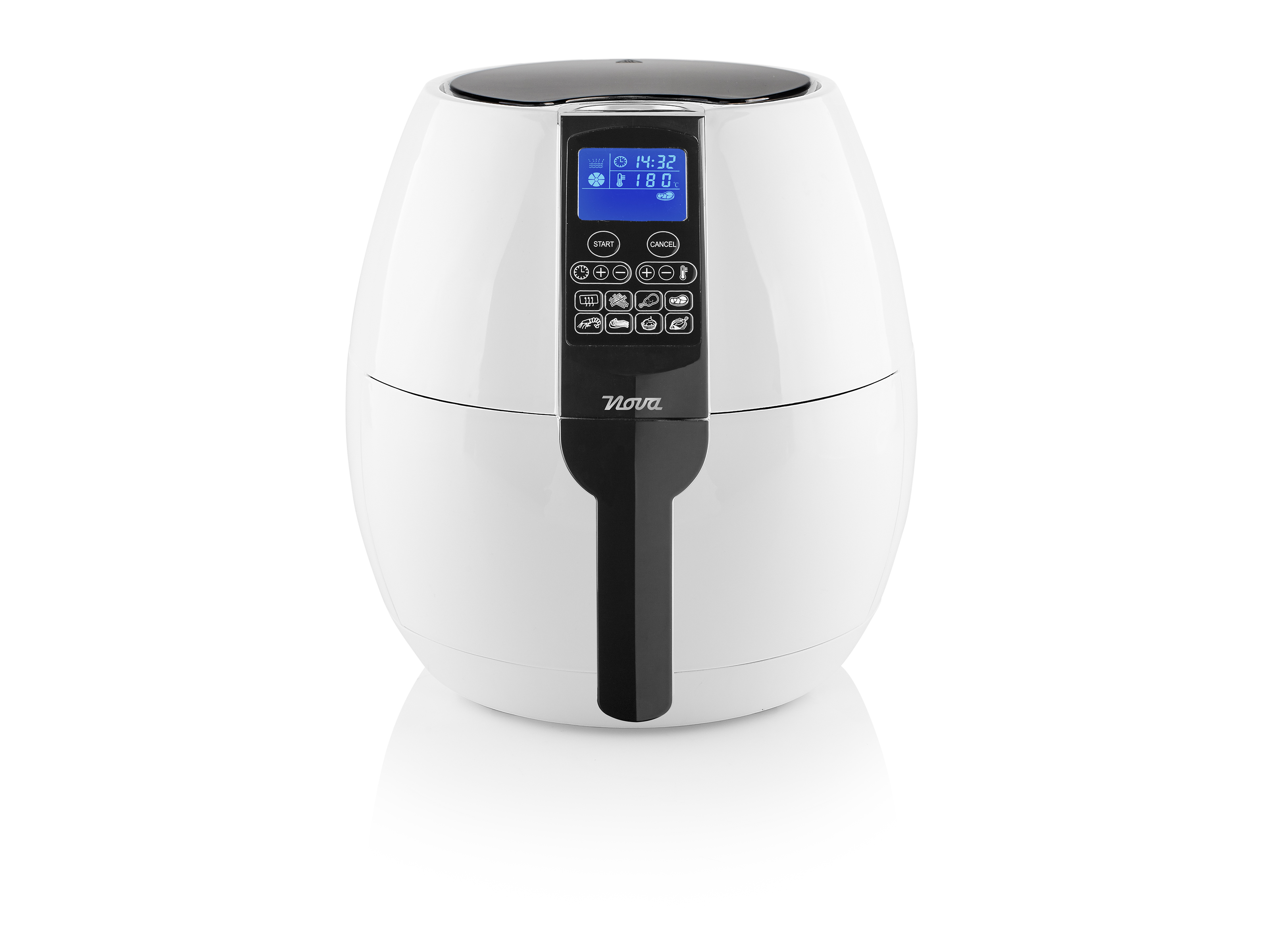 NOVA FRIGGITRICE AD ARIA XL 3,2LT 1500W DISPLAY LCD BIANCO