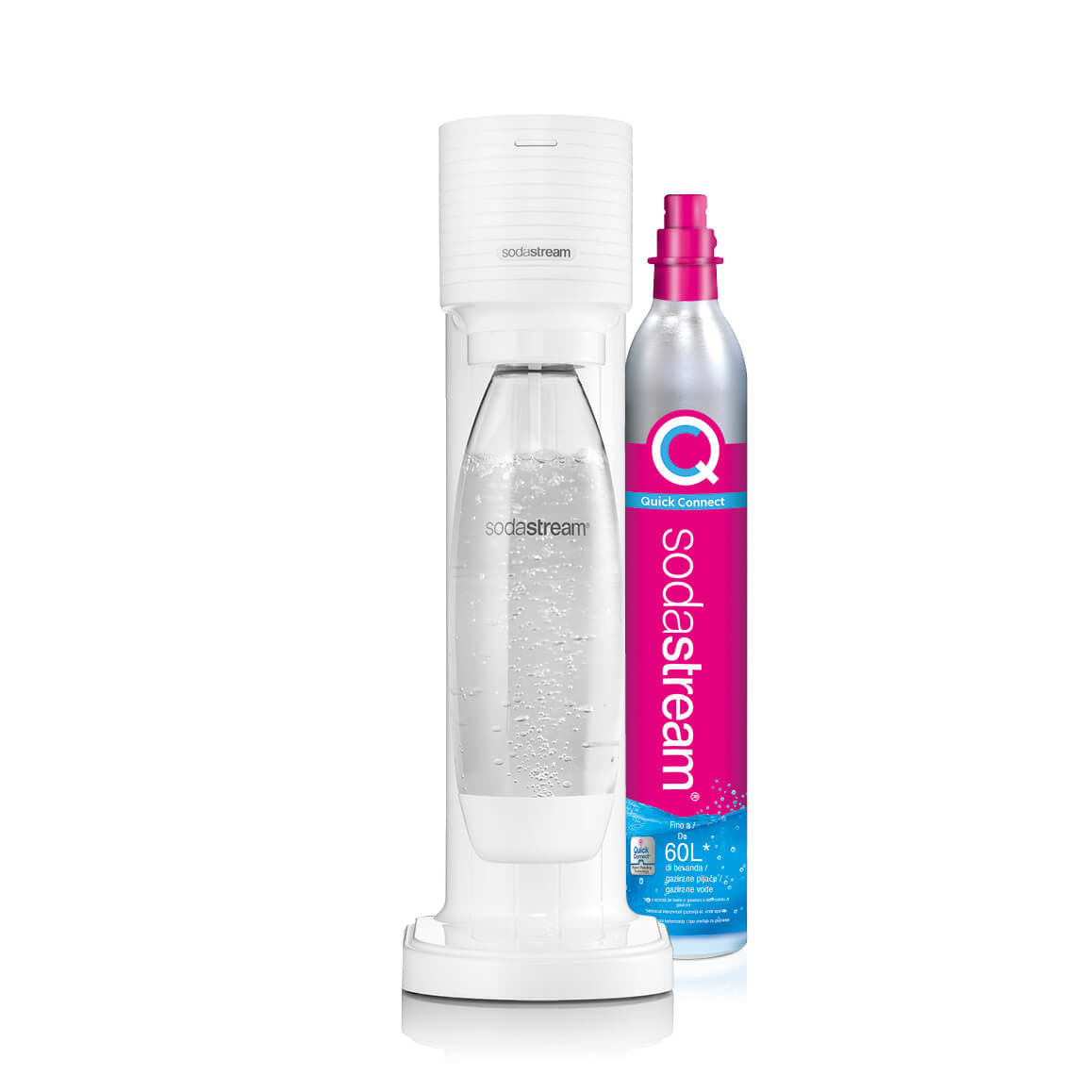 Gasatore Sodastream Gaia Bianco