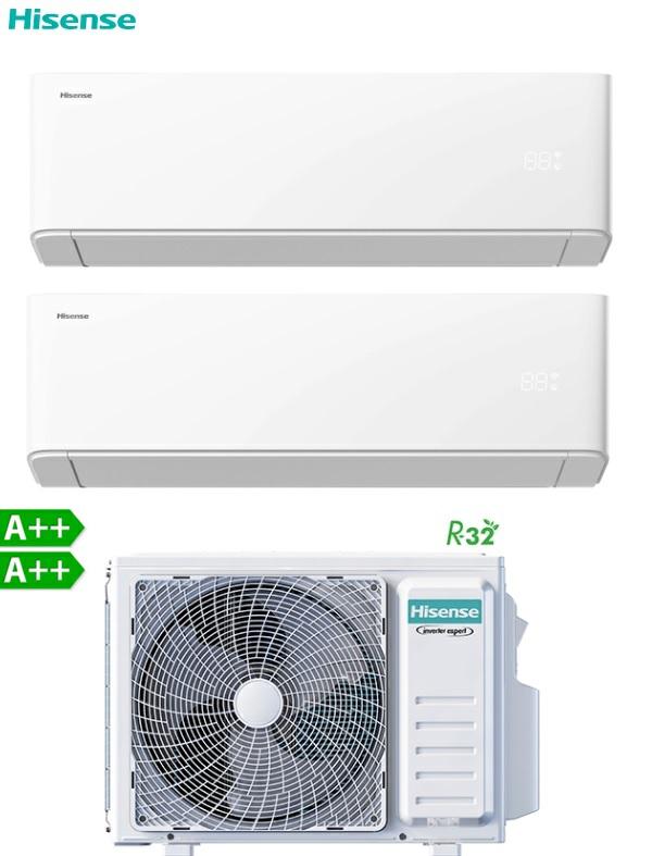 HISENSE DUAL SPLIT 12000+9000 UNIAIR WIFI A++/A++ 2AMW42U4RGC/HAXU120AG