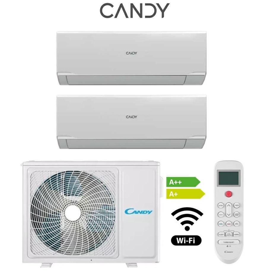 CANDY CONDIZIONATORE DUAL SPLIT9000+9000 A++/A+ PURA WIFI CY-2T14OUT