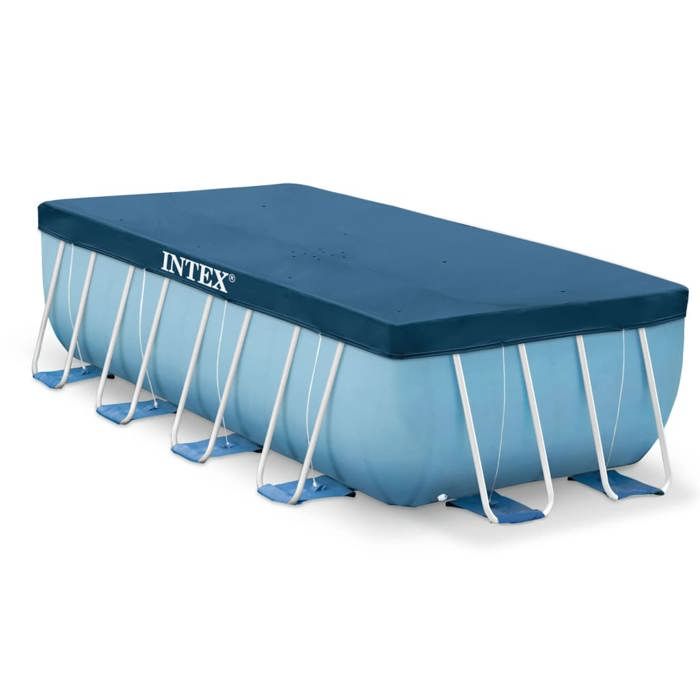 Copertura protettiva 4x2m per piscina tubolare rettangolare Intex