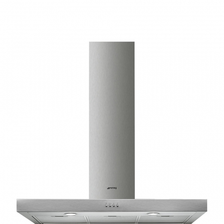 Cappa cucina a muro aspirante Smeg 90 CM 175W C LUCE LED INOX KATE900EX