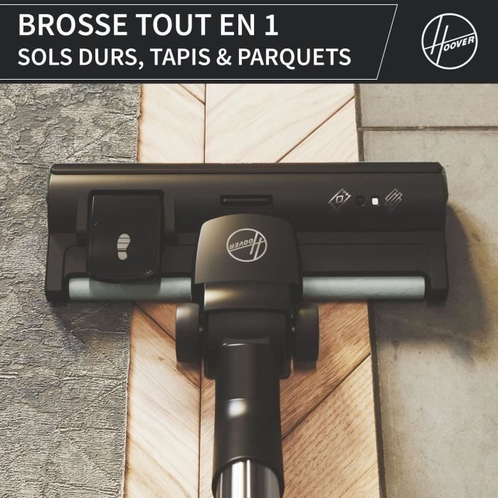 Aspirapolvere senza sacco - HOOVER - HP321PAF - 850 W - 75 dBA - 2 L - Grigio