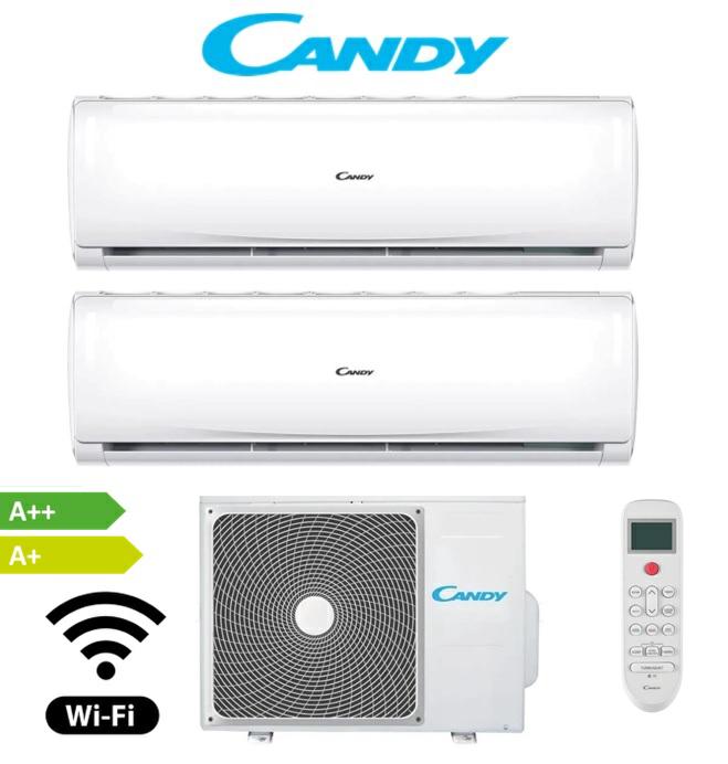 CANDY CONDIZIONATORE DUAL SPLIT9000+12000 A++/A+ PURA WIFI CY-2T14AOUT