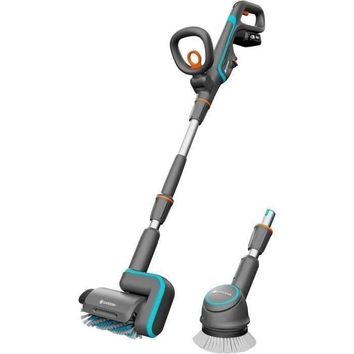 Pulitore per terrazza - GARDENA - AquaBrushP4A - 18 V