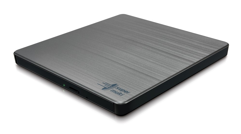 LG/HITACHI MASTERIZZATORE DVD ESTERNO GP60NS60 SLIM USB2.0 SILVER