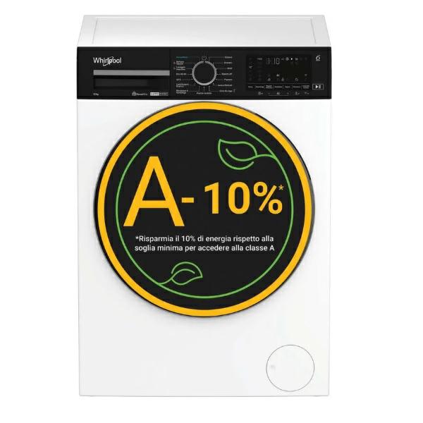 Lavatrice 12 kg Whirlpool WIFI INVERTER VAPORE 1400GIRI WPM 27W ADS IT