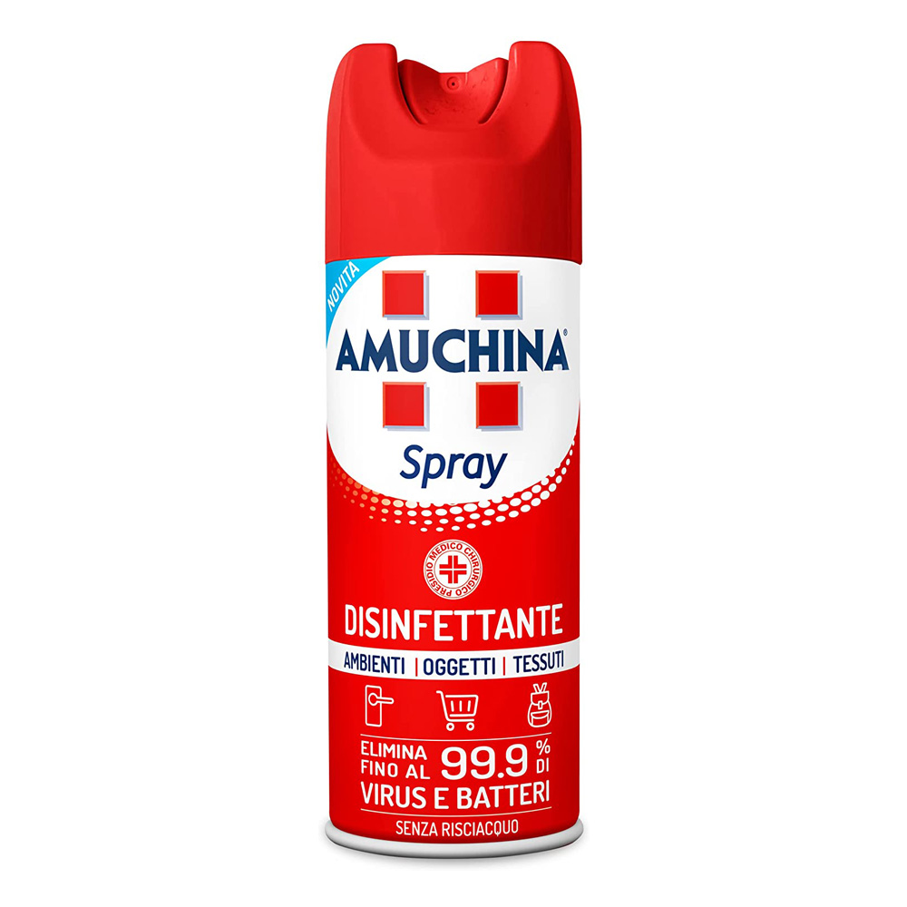 Amuchina spray disinfettante ambiente oggetti tessuti 400 ml