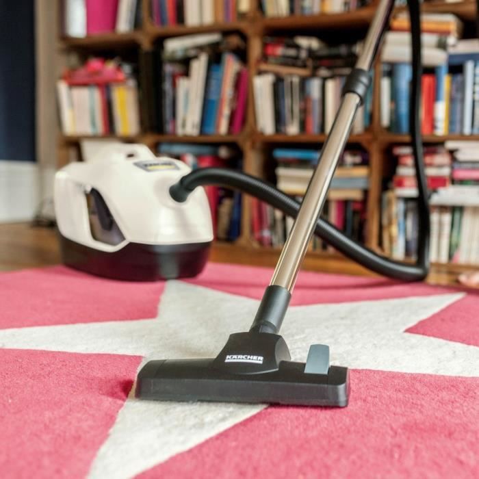 NUOVO KARCHER DS 6 PLUS - Aspirapolvere senza sacco con filtraggio ad acqua + Accessori - Rifiuta il 99,95% di aria priva di polvere