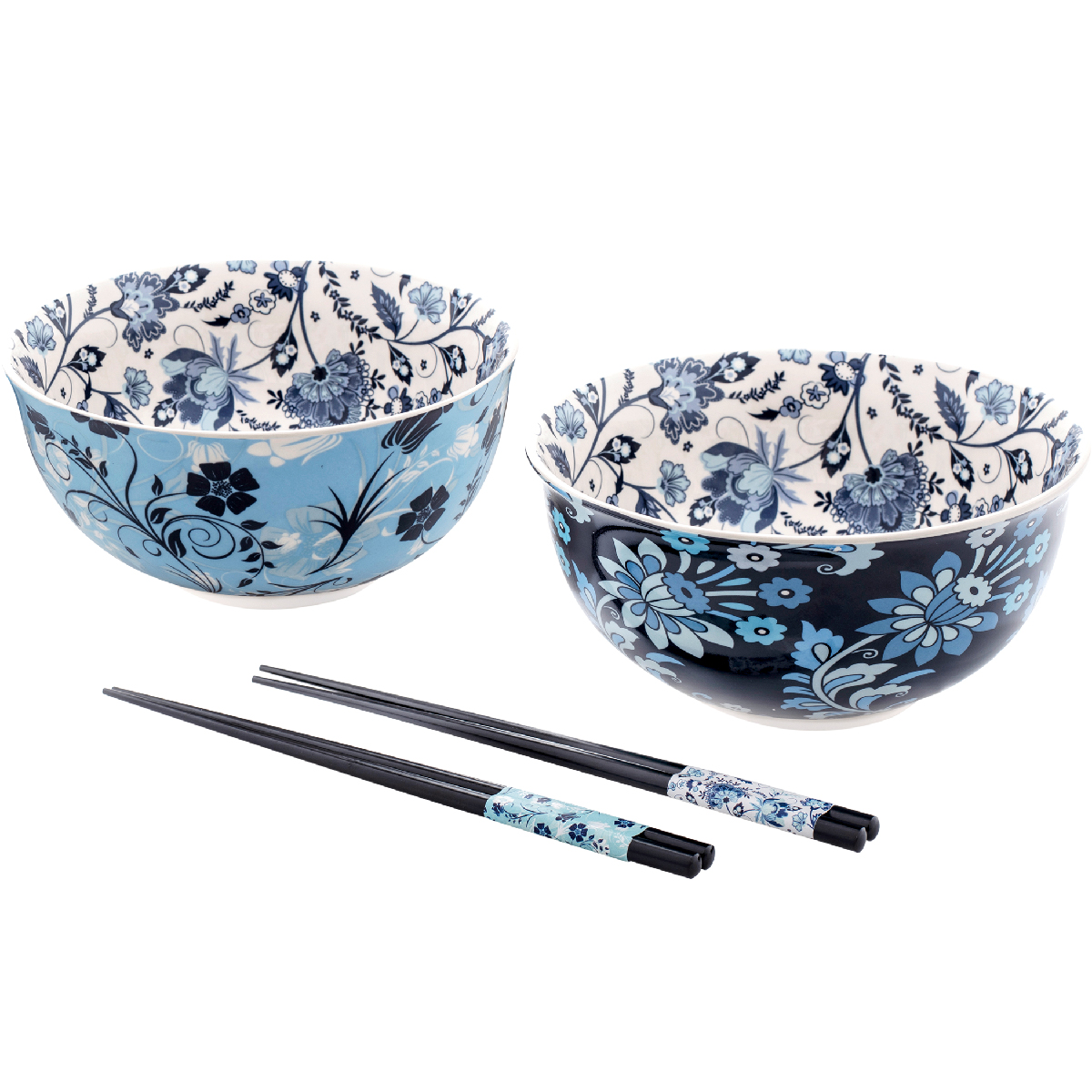 Set ramen (2 bowl e 2 paia bacchette) Ø 18 x h 18 cm - Kyoto