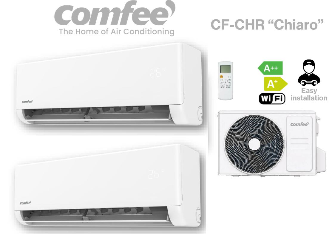 COMFEE' CONDIZIONATORE DUAL SPLIT 9000+9000 WIFI A++/A+ R32 2FB-18K