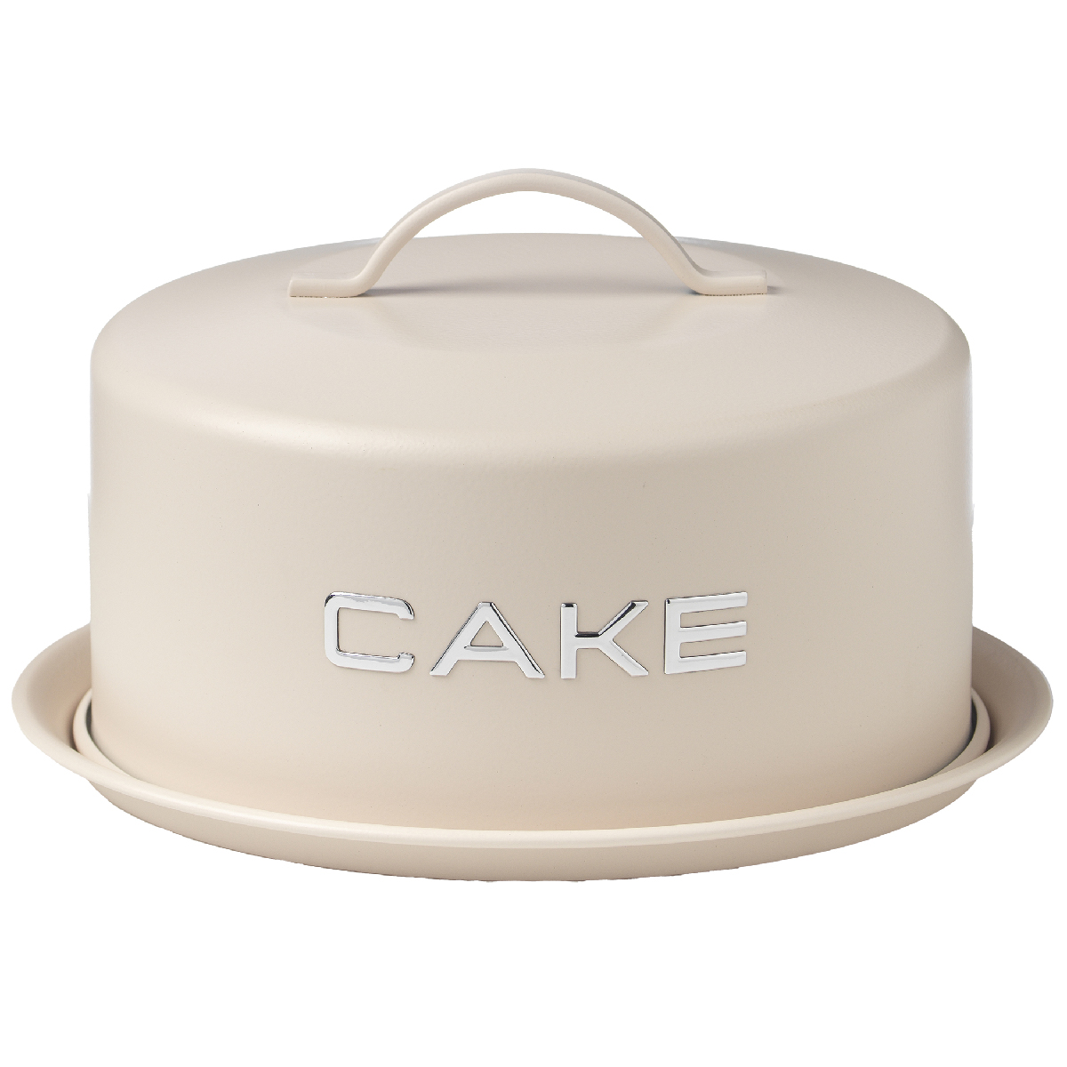 Tortiera con manico e con chiusura ermetica 2Ø 28,5 x 20 x h 11 cm Avorio - Vintage