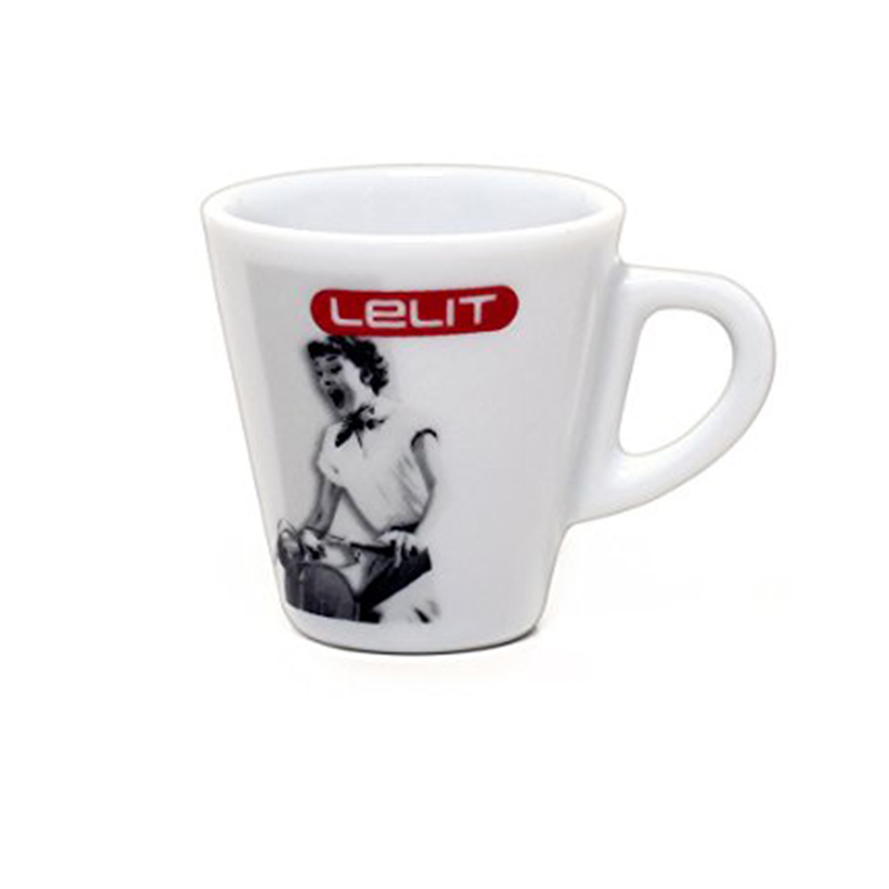 PL300 Lelit - confezione 6 tazzine caffè espresso 70 cl. + piattini in porcellana 
