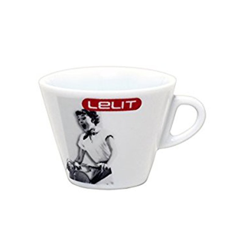 PL302 Lelit- confezione 6 tazzine cappuccino 190 cl. + piattini in porcellana 