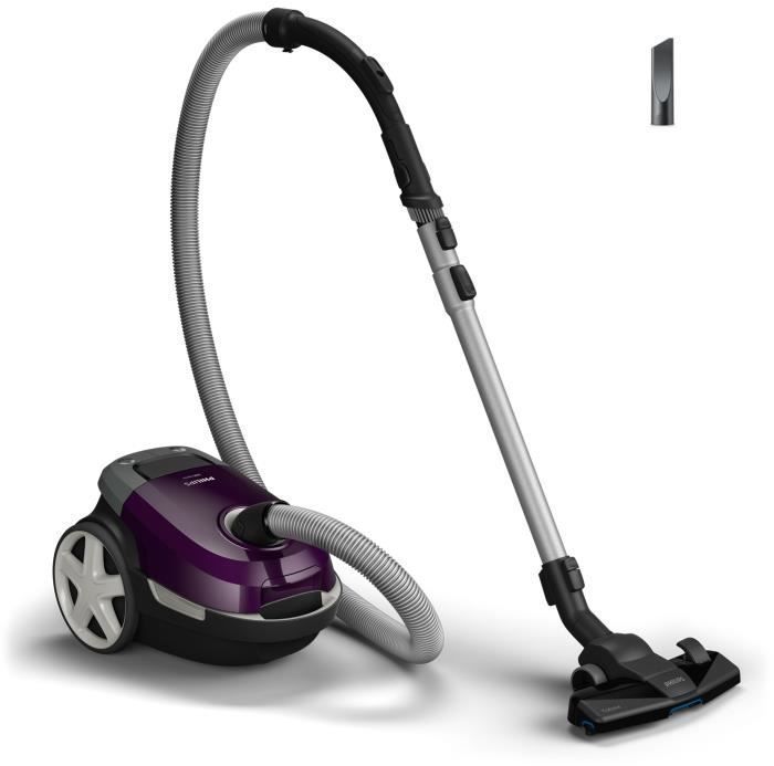 Aspirapolvere con sacco - PHILIPS - XD3100/06 - 900 W - 79 dB - Viola