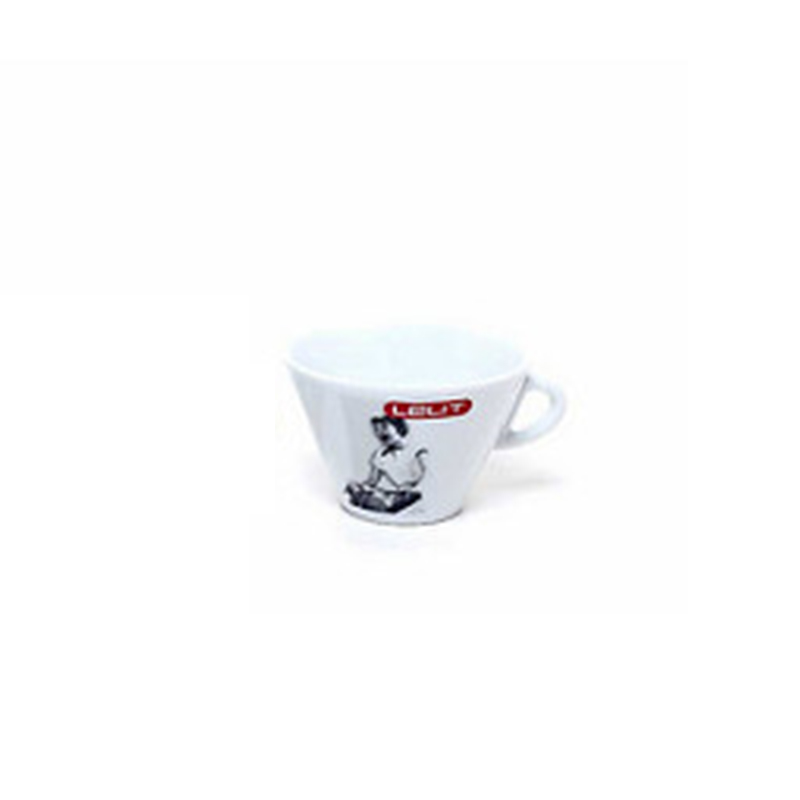 PL303 Lelit- confezione 6 tazzine latte 270 cl. + piattini in porcellana 