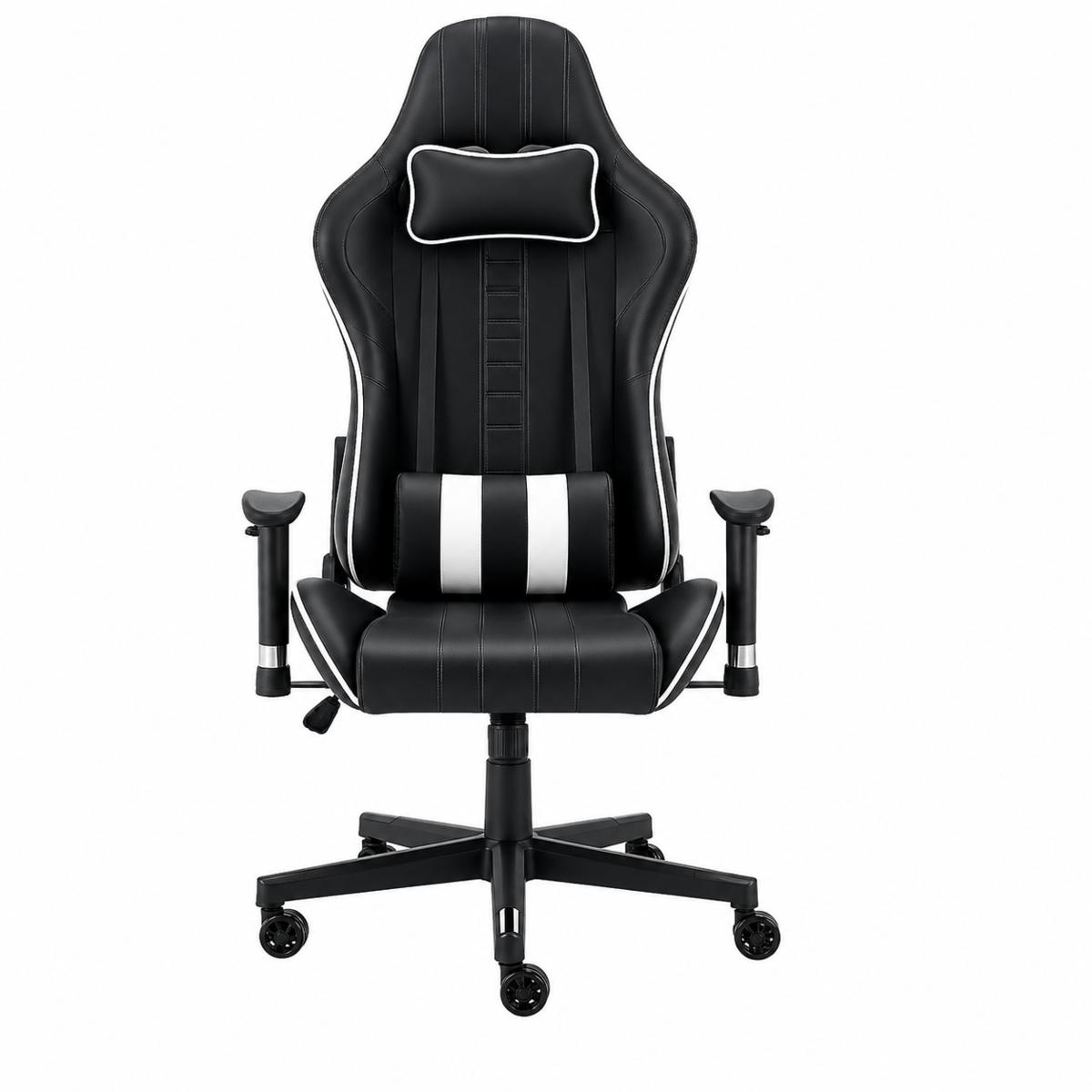 MOMODESIGN SEDIA GAMING BIANCO/NERO MD-GC011-KW