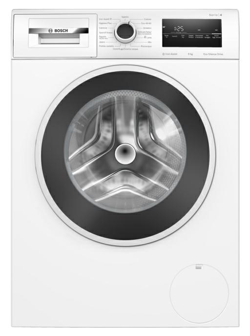 Lavatrice 9 kg Bosch ECOSILENCE DRIVE VAPORE A 1400GIRI WAN28219IT