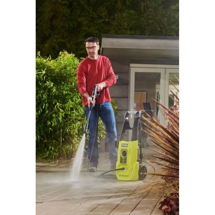 Cleaner ad alta pressione 1600 W 120 bar - 420 L - Flexibile 5 m - serbatoio detergente 0,9 L integrato - Vario Lance - Turbo Lance