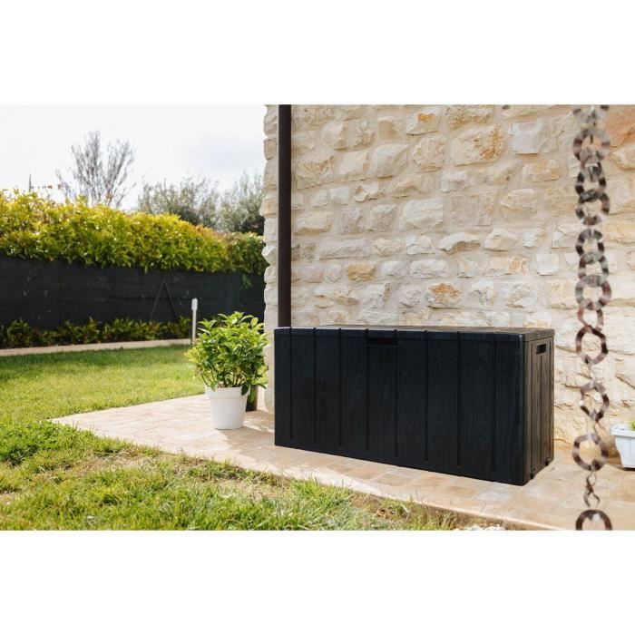 Box da giardino BRAVO - Resina - Capacità 270 L - Antracite
